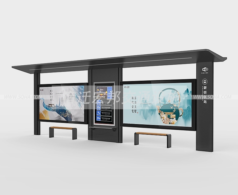 公交站臺候車亭 公交站臺候車亭
