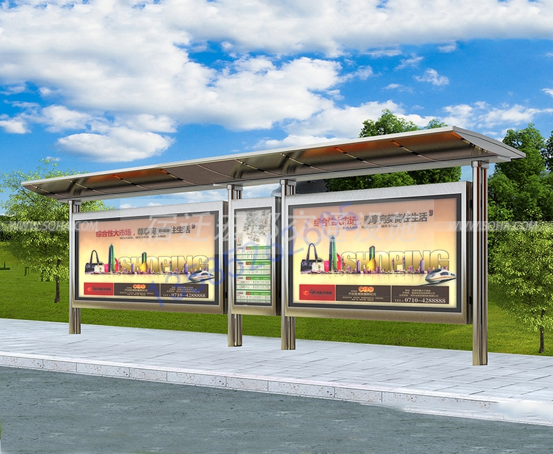 不銹鋼農村候車亭 不銹鋼農村候車亭