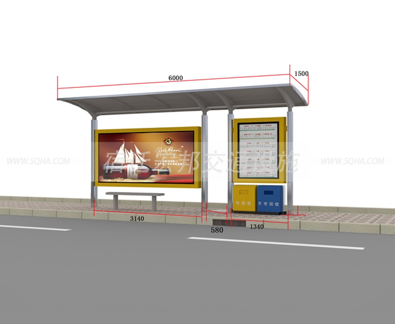 鄉鎮公交車候車亭圖 鄉鎮公交車候車亭圖